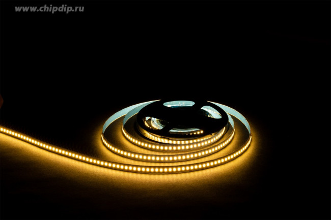LSE-262 Светодиодная лента 12В, 14,4Вт/м, smd2835, 180д/м, IP20, 19Лм/чип, подложка 10мм, 5м, 3000К.