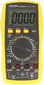 AX-582B, Цифровой мультиметр, ЖК 3,5 цифры 28мм, 3x/с, 3В, 97x35x189мм