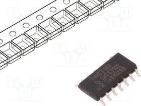 74HCT10D,652, NAND Gate 3-Element 3-IN CMOS 14-Pin SO Bulk