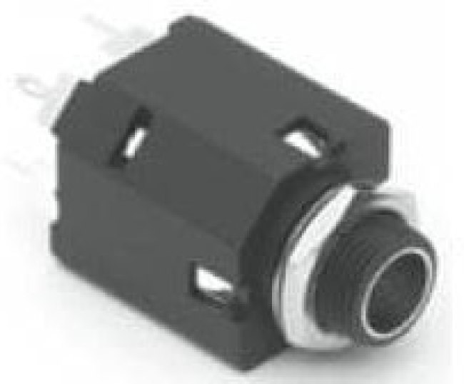 ACJS-MIVS-5, Phone Connectors 1/4" (6.35mm) Phone JK Stereo Solder Lug ACJS-MIVS-5, Phone Connectors 1/4" (6.35mm) Phone JK Stereo Solder Lug