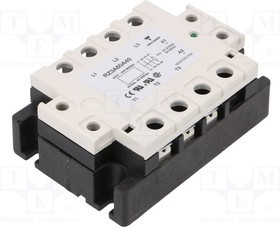 RZ3A60A40, Реле: полупроводниковое, Uупр: 24-50ВDC, Uупр: 24-275ВAC, 40А, IP00