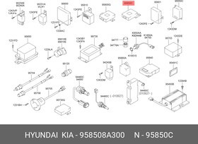 95850-8A300, Реле стеклоочистителя| \Hyundai UNIVERSE/AERO QUEEN/AERO SPACE/AERO TOWN