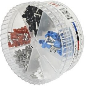 084-19-001, Набор наконечников НШвИ №1 (E0508/50шт. E7508/100шт.E1008/ 100шт.E1508/ 100шт.E2508/50шт.) HLT