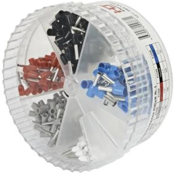 084-19-001, Набор наконечников НШвИ №1 (E0508/50шт. E7508/100шт.E1008/ 100шт.E1508/ 100шт.E2508/50шт.) HLT