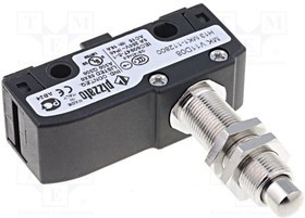 MKV11D08, Микропереключатель SNAP ACTION, с толкателем, SPDT, 6A/250ВAС