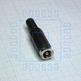 гнездо 5.5*2.5 на кабель, гнездо питания на кабель