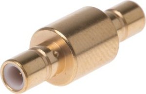 R114703000W, Straight 50 RF Adapter SMB Plug to SMB Plug 4GHz