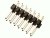 ZL202-14G, Штыревой, IDC, "папа", PIN 14, прямой, 2,54мм, THT, 2x7, gold flash