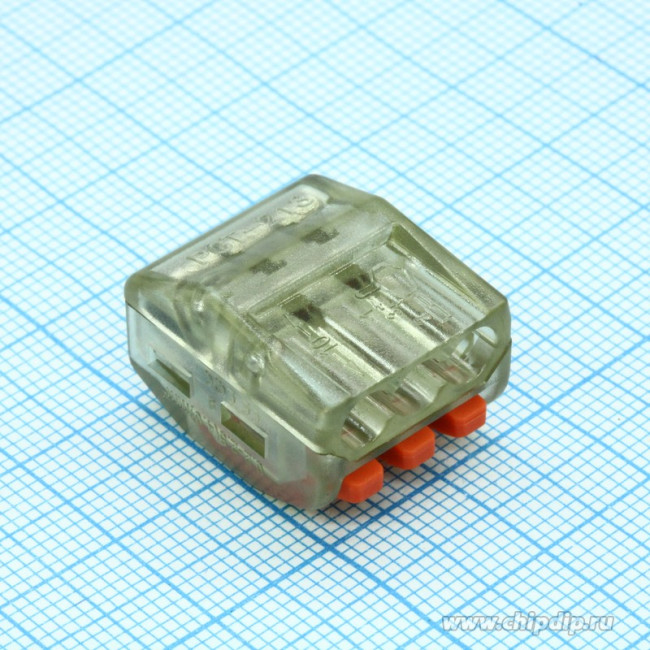 Зажим-клемма серии PCT 3-х контактная