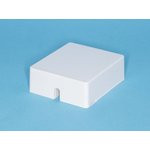 TJC6P6C, Розетка телефонная, 1 порт RJ-12, серая