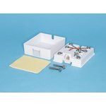 TJC6P6C, Розетка телефонная, 1 порт RJ-12, серая