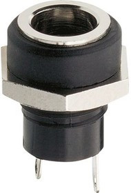 1614 09, Разъем Питания DC, Гнездо, 2 А, 2 мм, Монтаж в Панель, Пайка