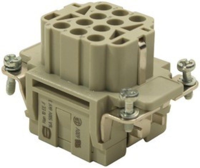 09320103101, Heavy Duty Power Connectors HAN EE 10P F CRIMP ORDER CONTACTS SEP