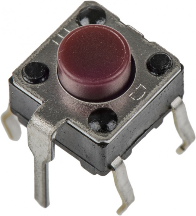 EVQPBG05R, Микропереключатель TACT, SPST-NO, Пол: 2, 0,2A/15ВDC, THT, нет