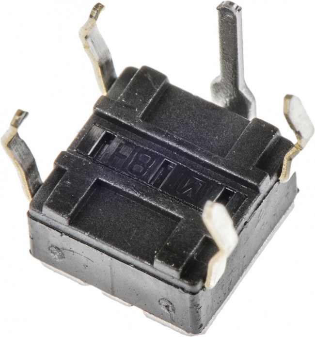 EVQPBG05R, Микропереключатель TACT, SPST-NO, Пол: 2, 0,2A/15ВDC, THT, нет