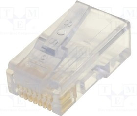 940-SP-3088R-A133, Вилка, RJ45, PIN: 8, Конф: 8p8c, на провод, IDC, обжим