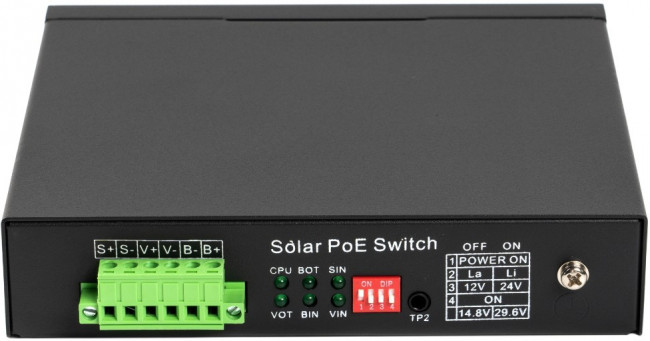 SKAT PoE-UPS-5E-1S бесперебойный POE коммутатор, мощность 65Вт, порты: 5-Ethernet, 1-SFP SKAT PoE-UPS-5E-1S бесперебойный POE коммутатор, мощность 65Вт, порты: 5-Ethernet, 1-SFP