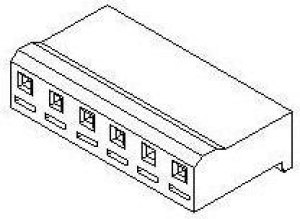 10-01-3096, Headers & Wire Housings SPOX 5.08 REC. HSG 9CK519709 10-01-3096, Headers & Wire Housings SPOX 5.08 REC. HSG 9CK519709