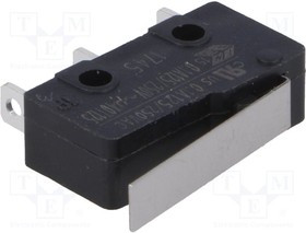 LCA01150T06SC, Микропереключатель SNAP ACTION, с рычагом, SPDT, 0,1A/250ВAC