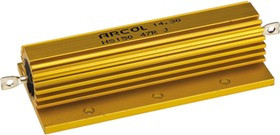HS150 47R J, 47 150W Wire Wound Chassis Mount Resistor HS150 47R J ±5% HS150 47R J, 47 150W Wire Wound Chassis Mount Resistor HS150 47R J ±5%