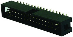 AWHW 20G-SMD, AWHW Series Straight Surface Mount PCB Header, 20 Contact(s), 2.54mm Pitch, 2 Row(s), Shrouded