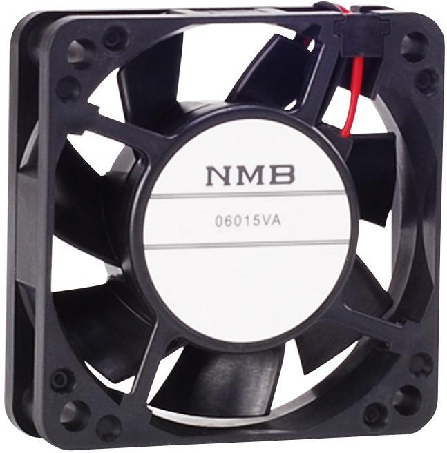 06015VA-12P-AT-00, DC Fans DC Tubeaxial Fan, 60x60x15mm, 12VDC, 19.4CFM, Rib Mount, 3 Wire, Tachometer
