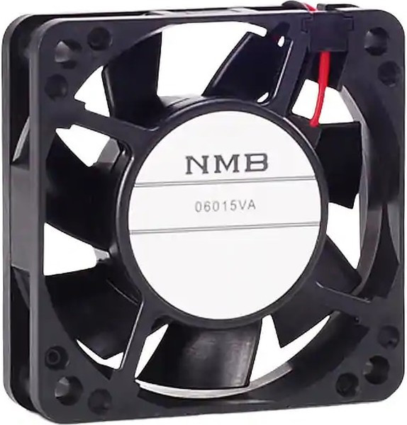 06015VA-12P-AT-00, DC Fans DC Tubeaxial Fan, 60x60x15mm, 12VDC, 19.4CFM, Rib Mount, 3 Wire, Tachometer