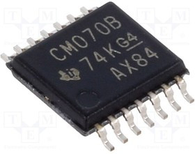 CD4070BPW, IC: digital; XOR; Ch: 4; IN: 2; CMOS; SMD; TSSOP14; 3?18VDC; -55?125°C