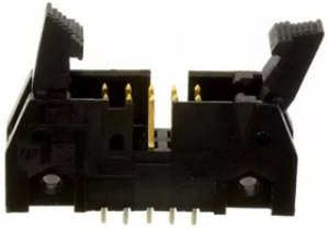 5499160-1, AMP-LATCH Series Straight Through Hole PCB Header, 10 Contact(s), 2.54mm Pitch, 2 Row(s), Shrouded 5499160-1, AMP-LATCH Series Straight Through Hole PCB Header, 10 Contact(s), 2.54mm Pitch, 2 Row(s), Shrouded