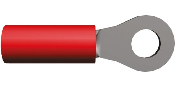51863-1, TERMINAL, RING TONGUE, #6, 16AWG, RED 51863-1, TERMINAL, RING TONGUE, #6, 16AWG, RED