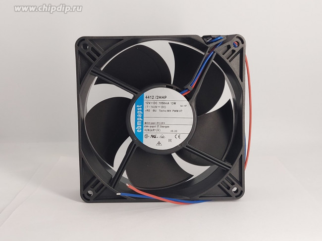 Вентилятор Ebmpapst 4412/2HHP 12V 120x38 13W 2pin