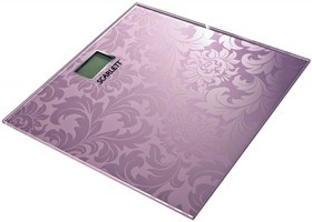 Весы напольные электронные Scarlett SC217 макс.180кг розовый