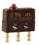 21SX39-T2, Switch Snap Action N.O./N.C. SPDT Pin Plunger 7A 115VAC 28VDC 1.39N Screw Mount Solder