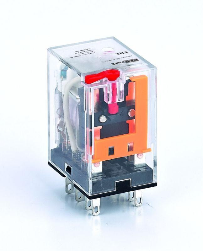 Реле промежуточное ПР-102 5А 110В AC 2 конт. с LED-индикацией и TEST фукц. DEKraft 23861DEK Реле промежуточное ПР-102 5А 110В AC 2 конт. с LED-индикацией и TEST фукц. DEKraft 23861DEK