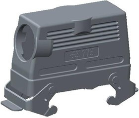 T1270242129-000, Heavy Duty Power Connectors Low Construction Steel Lock PG29 Top