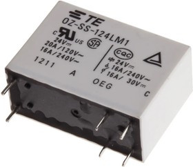 OZ-SS-112LM1,200, Реле 1 замык. 12VDC, 16A/240VAC SPST-NO OZ-SS-112LM1,200, Реле 1 замык. 12VDC, 16A/240VAC SPST-NO