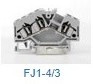 FJ1-4/3/G, 281-681 Проходная клемма 4 кв мм 3-к сер