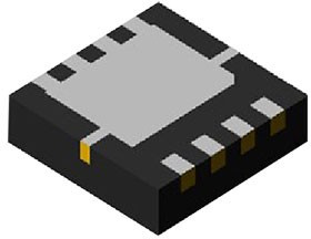 YJQ40G10A, одиночный N-канальный усиленный MOSFET транзистор, 100B, 40A, 43Вт (DFN3333-8L)
