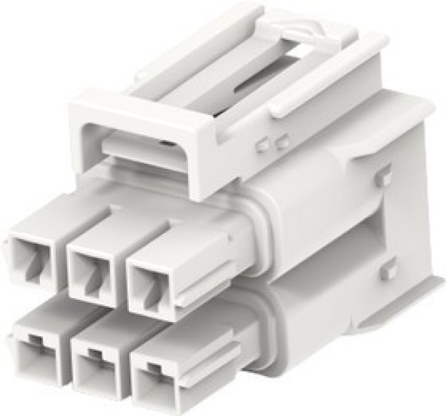 1-2336229-6, Housing, 6 Way, 15A, Power Versa-Lock 5.0, 600 V ac