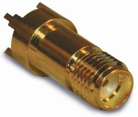 132319, RF Connectors / Coaxial Connectors SMA PCB RECPT ROUND FLANGE