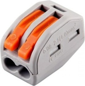 Cтроительно-монтажные клеммы 2-проводные LD222-412, 100 шт. в упак., 32396