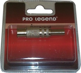 PL2002, Антенный штекер металлический, розетка, прямой, Pro Legend (PL2002)