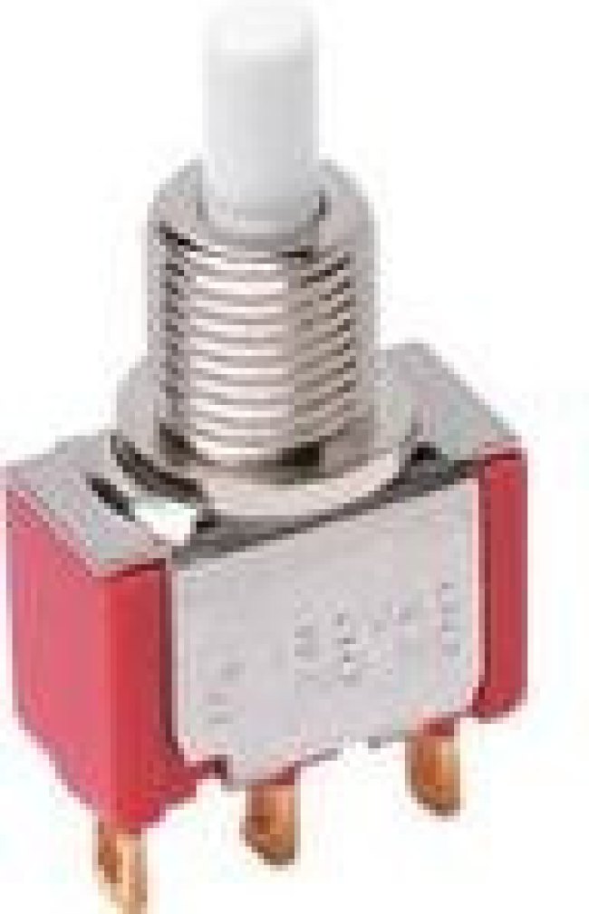 8121SD9V3GE, Pushbutton Switches ON-MOM SPDT V-BRACKT