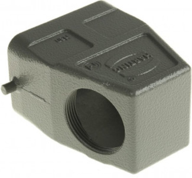 19300060547, Heavy Duty Power Connectors HAN 6B M32 SIDE ENT METAL HOOD