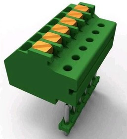 1986716-3, Pluggable Terminal Blocks SPRING TYP FLUSH MNT PLUG, 3.5MM 3POS