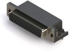 634-044-263-032, HD D SUB CONN, R/A RCPT, 44POS, DB, SLDR