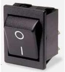 C1350ALAAF, Rocker Switches C1350ALY T.BLACK WHITE