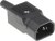 PX0686, C14 Cable Mount IEC Connector Male, 10A, 250 V PX0686, C14 Cable Mount IEC Connector Male, 10A, 250 V