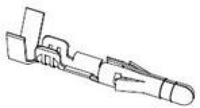 MX-02-09-2118, Контакт, "папа", луженые, 22AWG-18AWG, Standard .093", обжим MX-02-09-2118, Контакт, "папа", луженые, 22AWG-18AWG, Standard .093", обжим