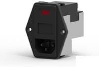 PE000SH3A, AC Power Entry Modules 3A SINGLE FUSE HORIZONTAL MOUNT
